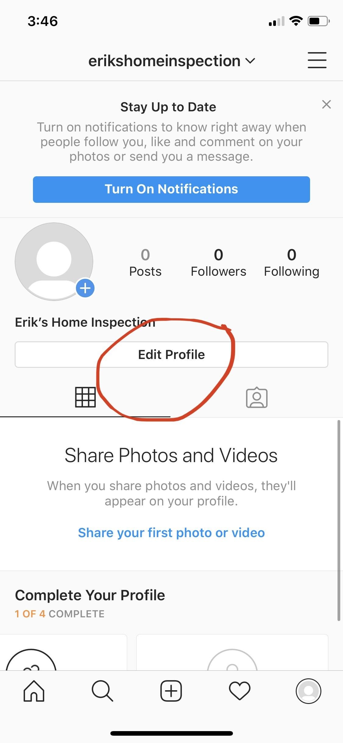 Edit Profile