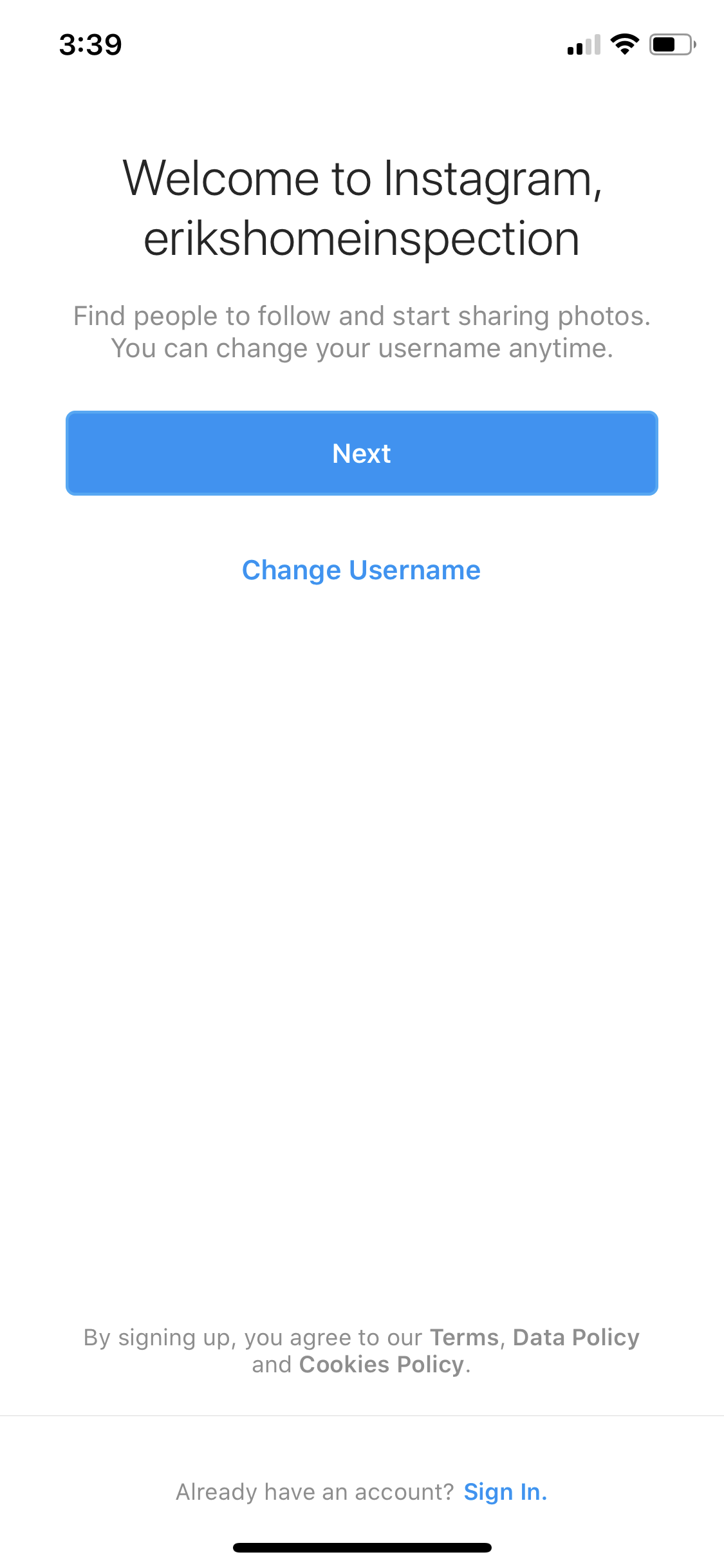 Welcome to Instagram